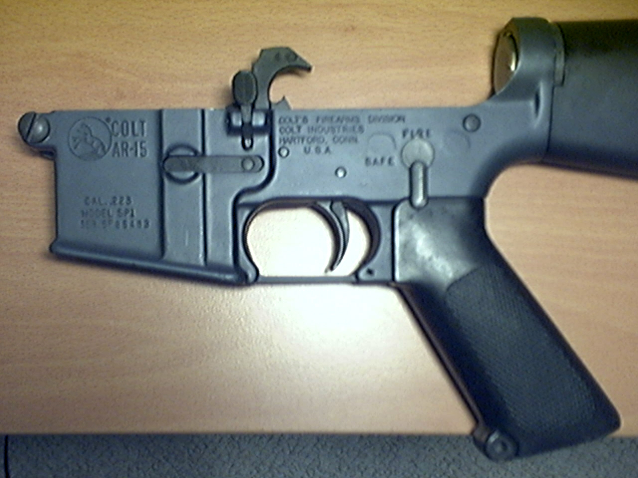 pre-ban-colt-sp1-ar15-lower-receiver-complete-for-sale-at-gunauction